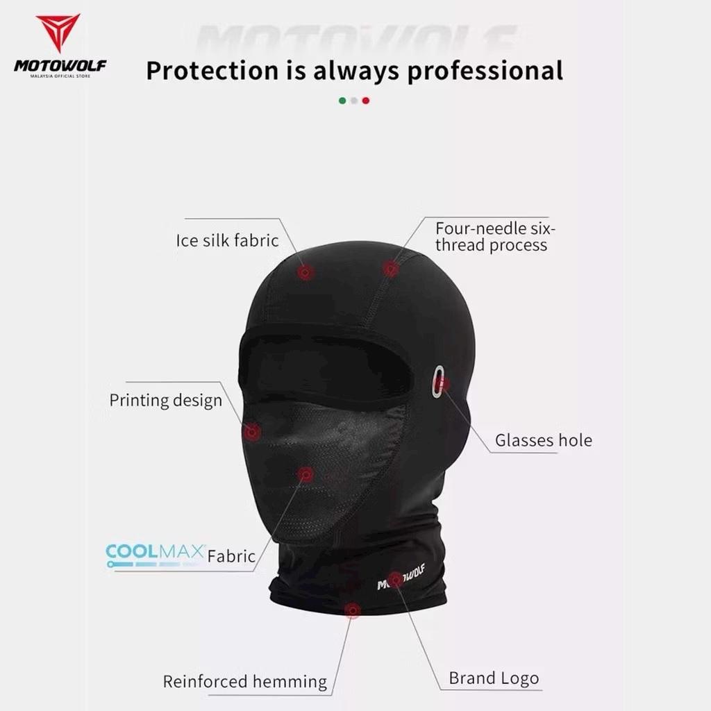 MOTOWOLF BALACLAVA MDL1919