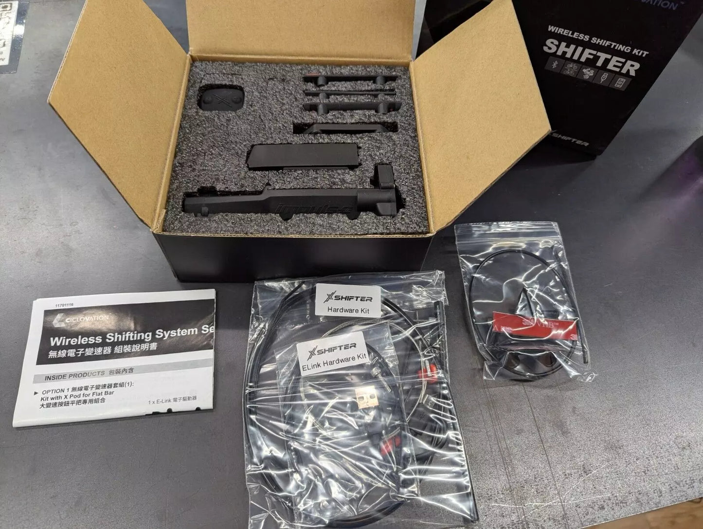 Ciclovation XShifter Universal Wireless Shifting Kit