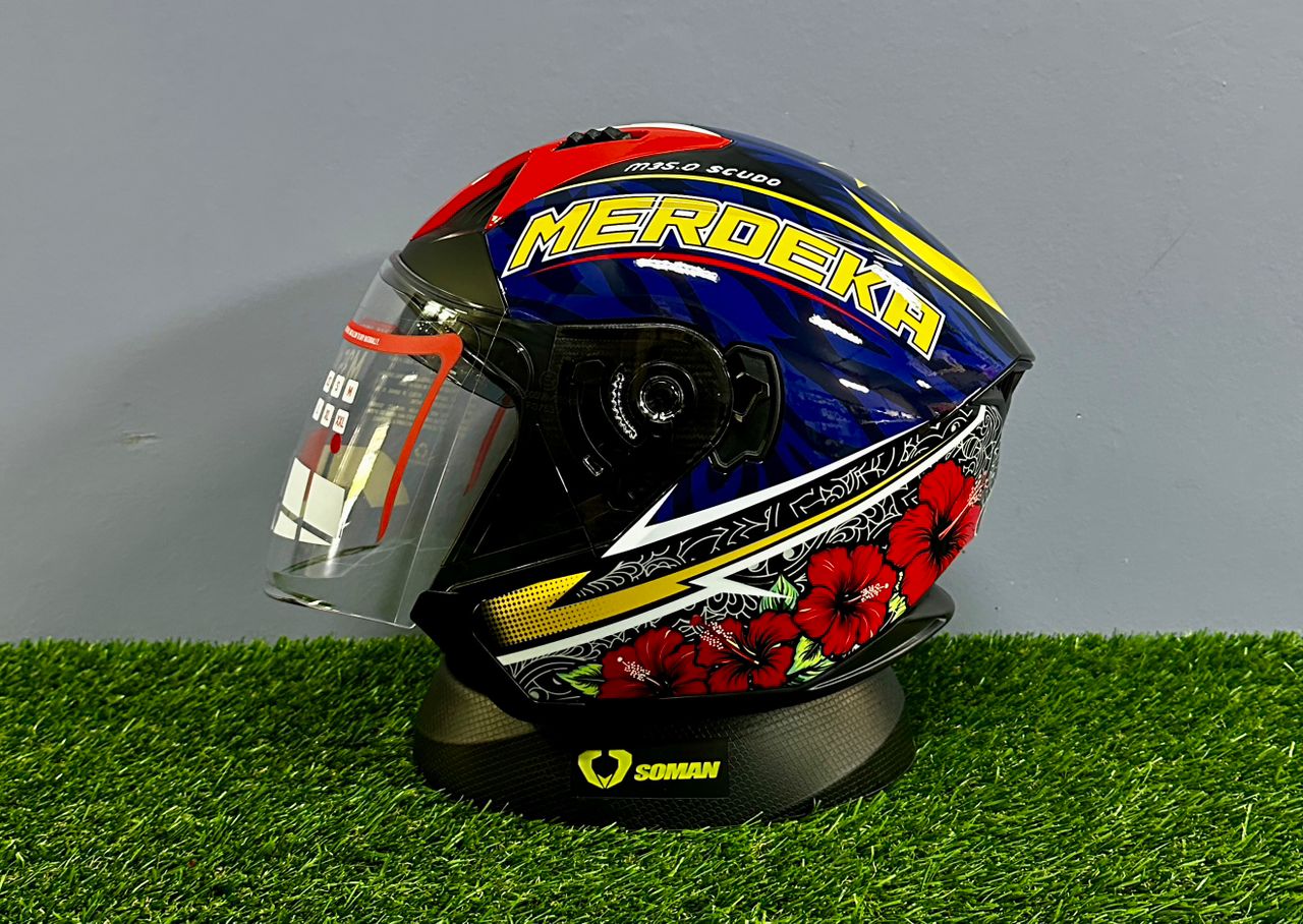 GIVI HELMET M35.0 SCUDO MERDEKA 68TH LIMITED EDITION