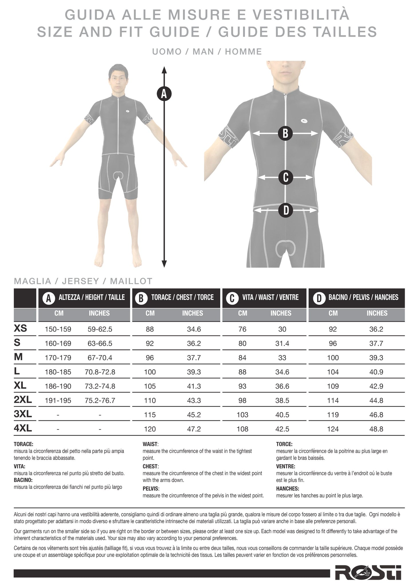 ROSTI Pantaloncino Pro 1 Siliconato Bibshort