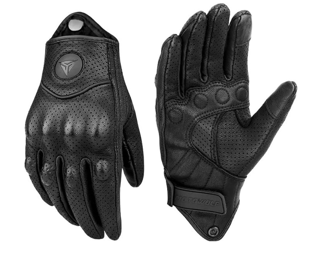 MOTOWOLF Riding Leather Gloves MDL0302