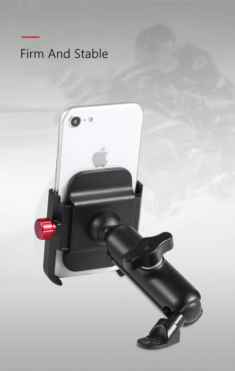 MOTOWOLF Phone Holder Aluminium - Mirro Mount (MDL2821)