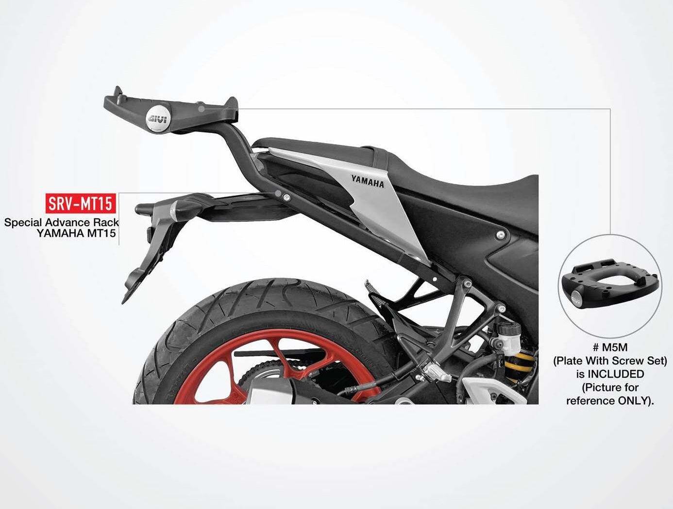 GIVI Advance Rack Yamaha MT15 - SRV-MT15