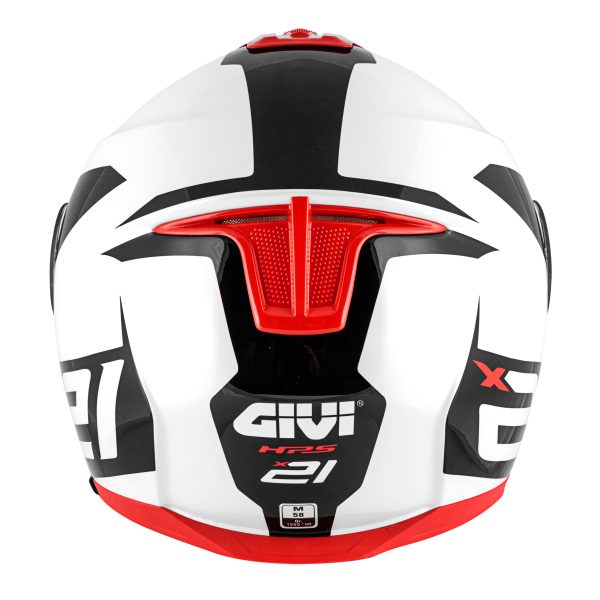 GIVI X21 CHALLENGER SPIRIT WHITE/BLACK/RED - HX21FSRWR63