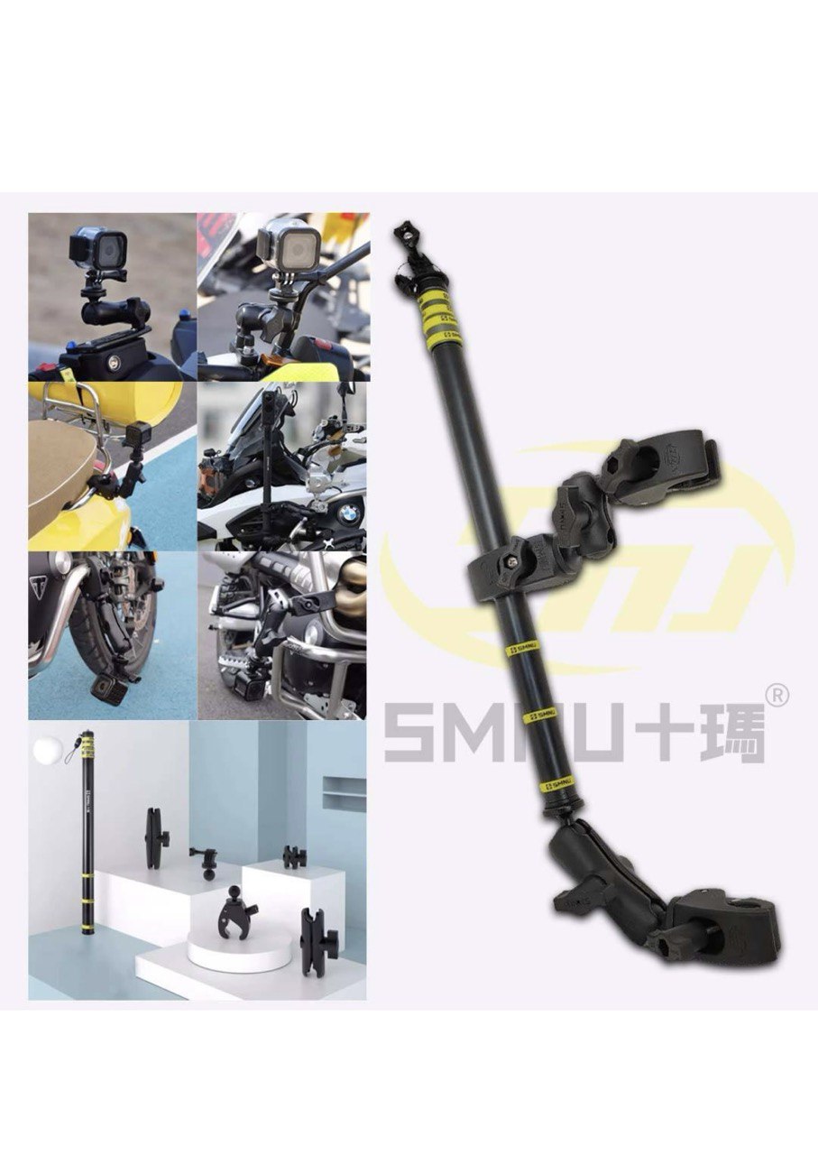 SMNU Action Camera Holder Invisible Stick SM012-04 (110cm) Black