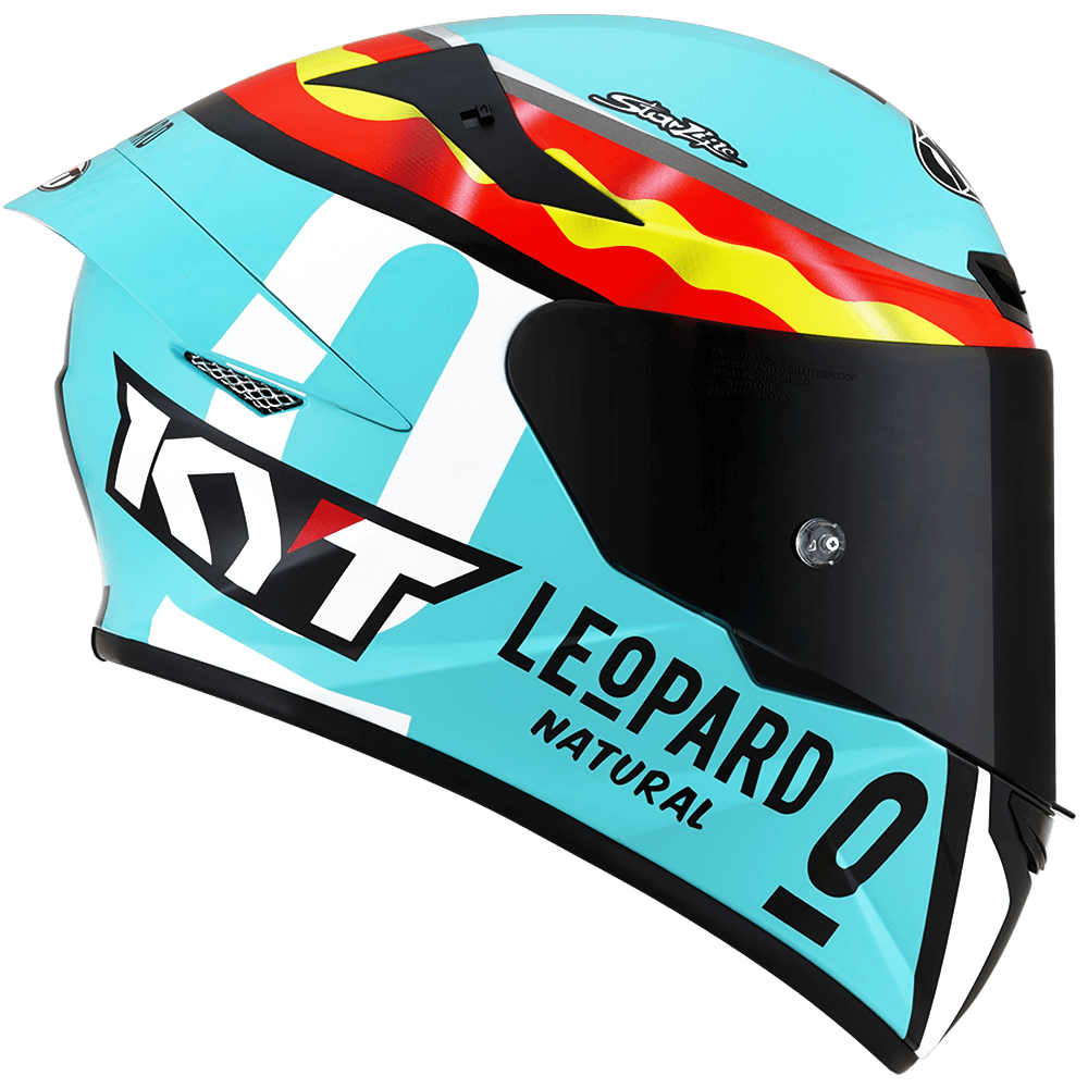 KYT HELMET TT COURSE JAUME MASIA LEOPARD REPLICA