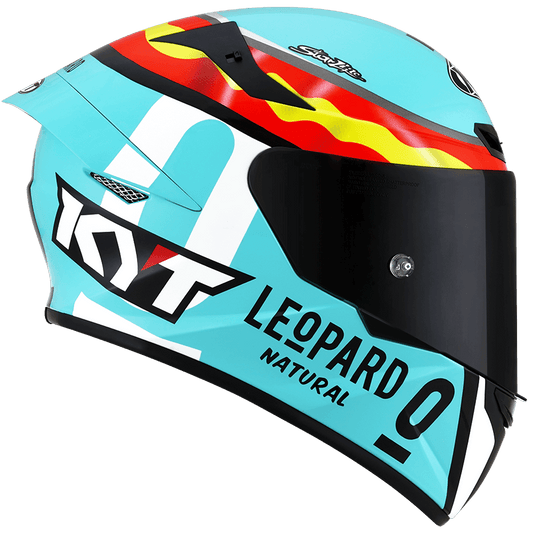 KYT HELMET TT COURSE JAUME MASIA LEOPARD REPLICA