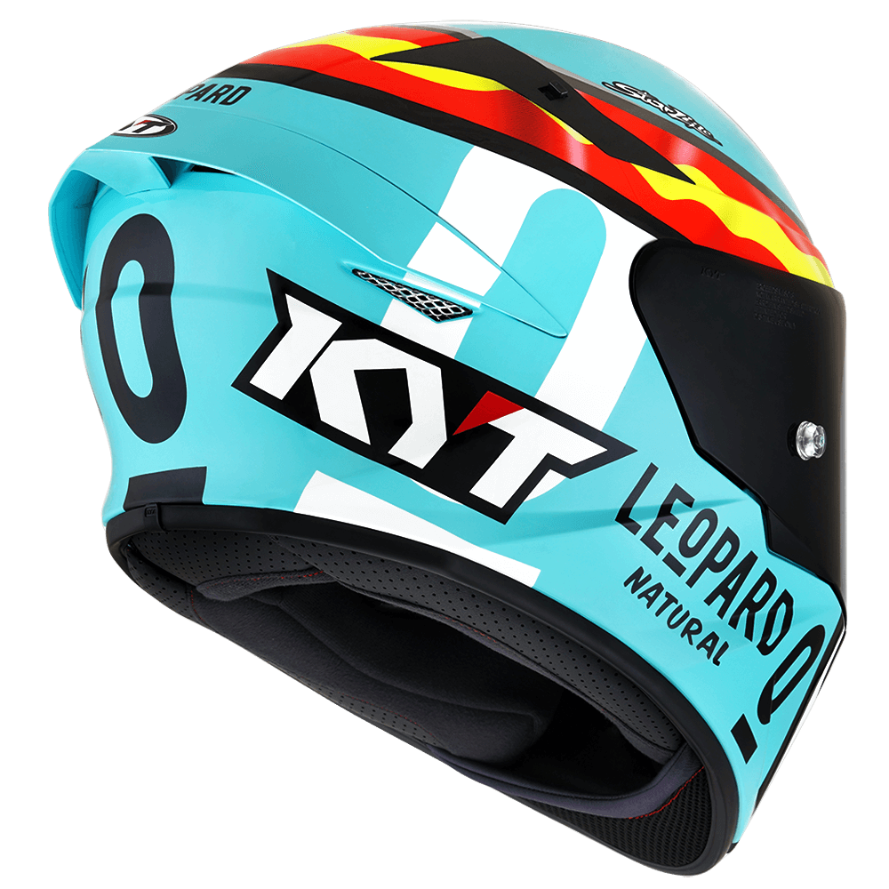 KYT HELMET TT COURSE JAUME MASIA LEOPARD REPLICA