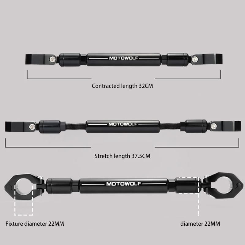 MOTOWOLF Extension Bar Universal - 22mm(MDL3505/MDL3506)