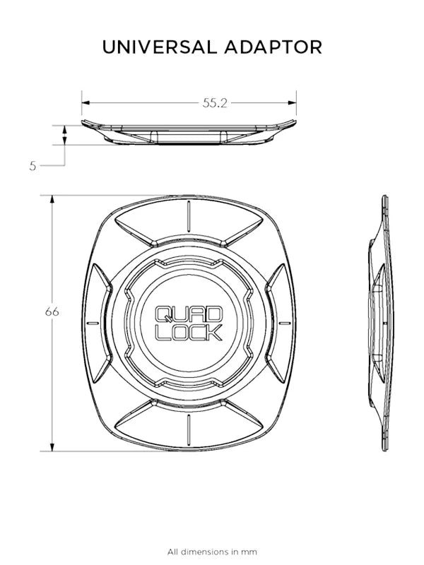 Quad Lock Universal Adaptor V3