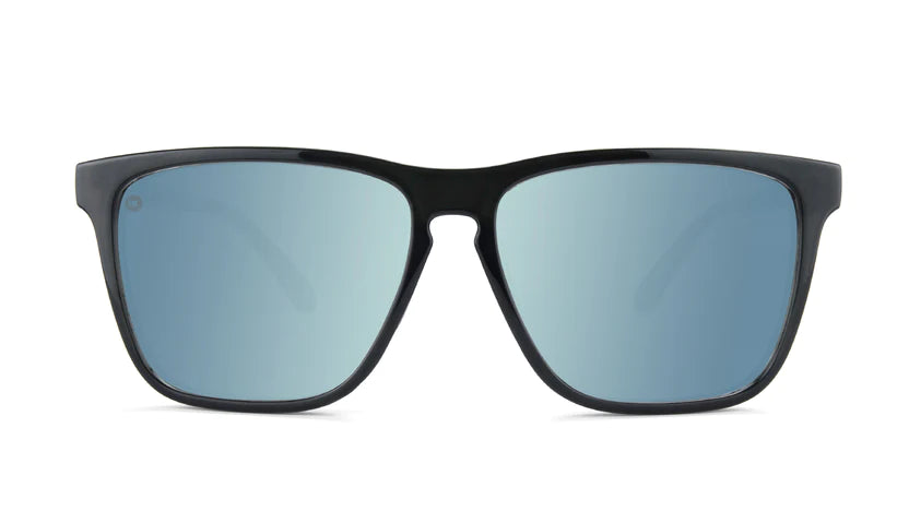 Knockaround Torrey Pines Sport Sunglasses - Jelly Black / Sky Blue