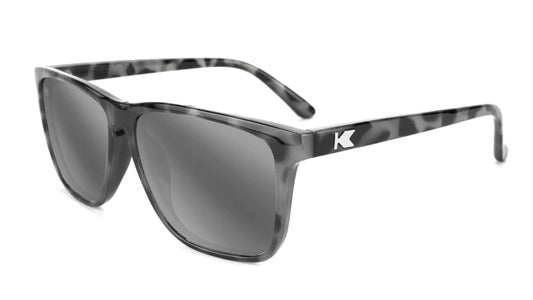 Knockaround Fast Lanes Sunglasses - Granite Tortoise Shell / Silver Smoke