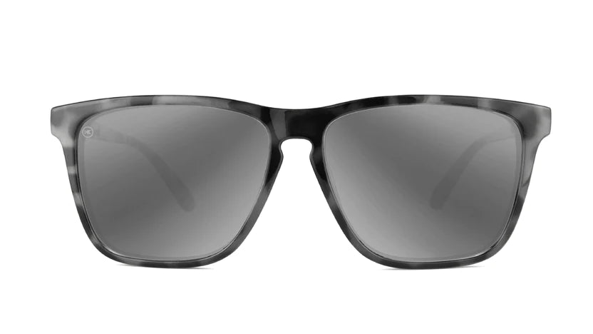 Knockaround Fast Lanes Sunglasses - Granite Tortoise Shell / Silver Smoke