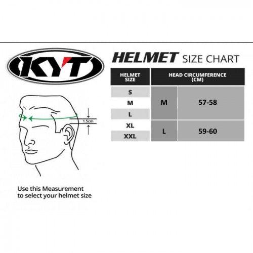 KYT FULL FACE /OPEN FACE HELMET