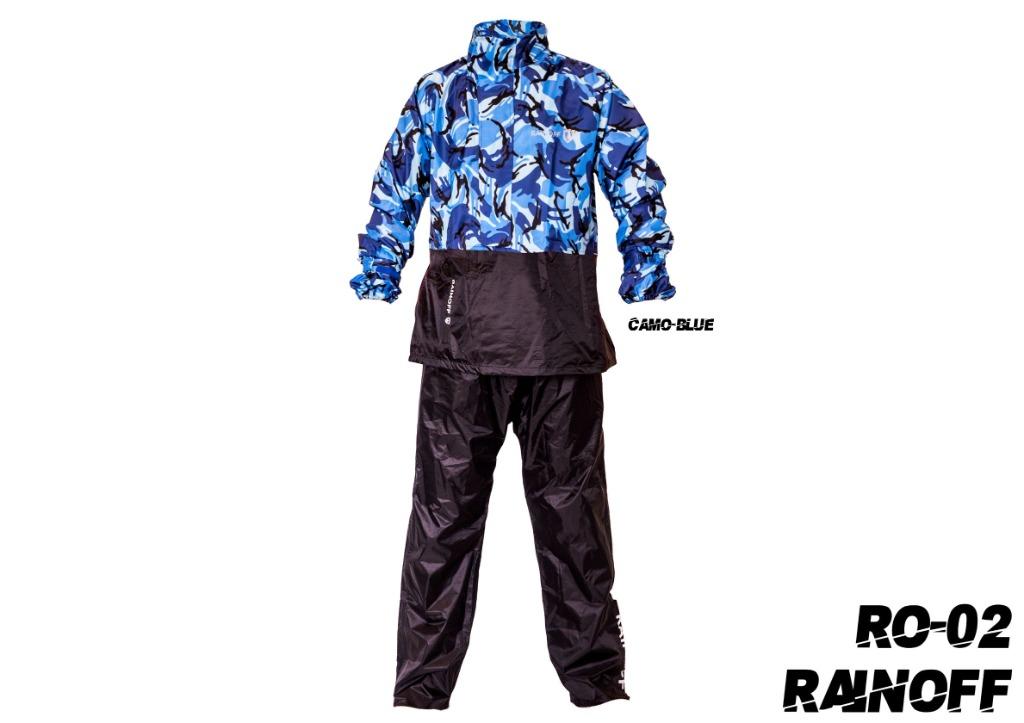 Rainoff Raincoat RO-02 Camo Design [2Way-One Piece]