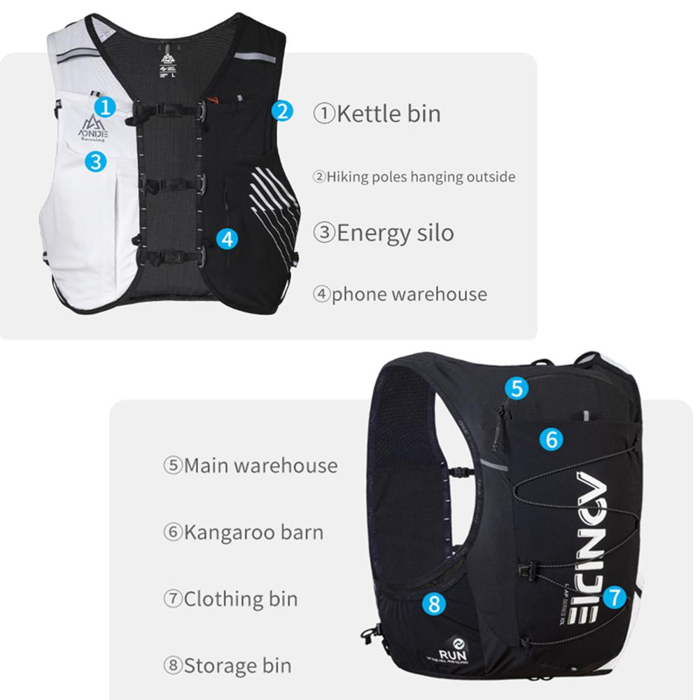 AONIJIE C9116 Running Hydration Backpack - 10L