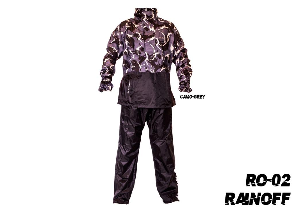 Rainoff Raincoat RO-02 Camo Design [2Way-One Piece]