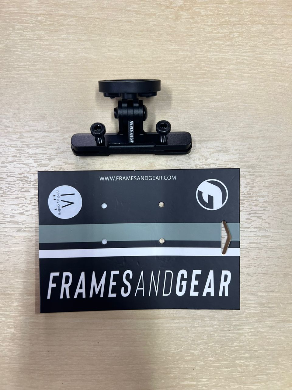 Framesandgear Garmin Varia RTL515 CNC Gopro Saddle Rail Light Mount