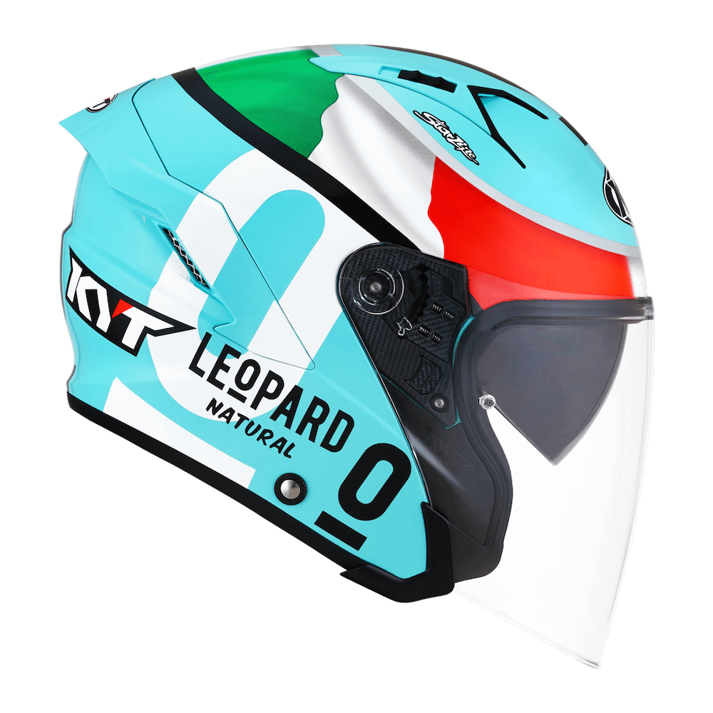 KYT HELMET NFJ DENNIS FOGGIA LEOPARD