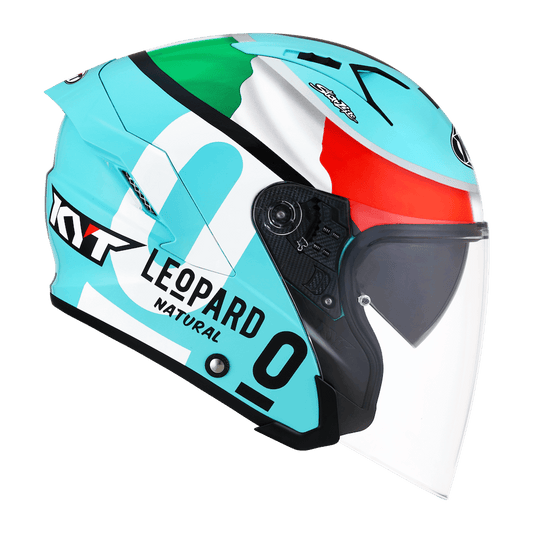 KYT HELMET NFJ DENNIS FOGGIA LEOPARD