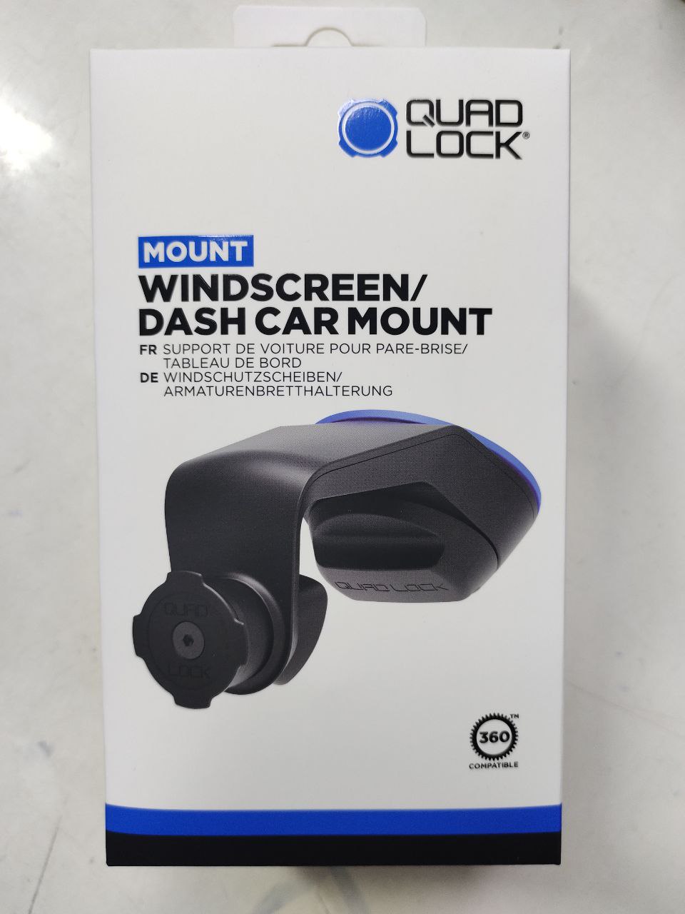 Quad Lock Suction Windscreen/Dash Mount Car Mount V5