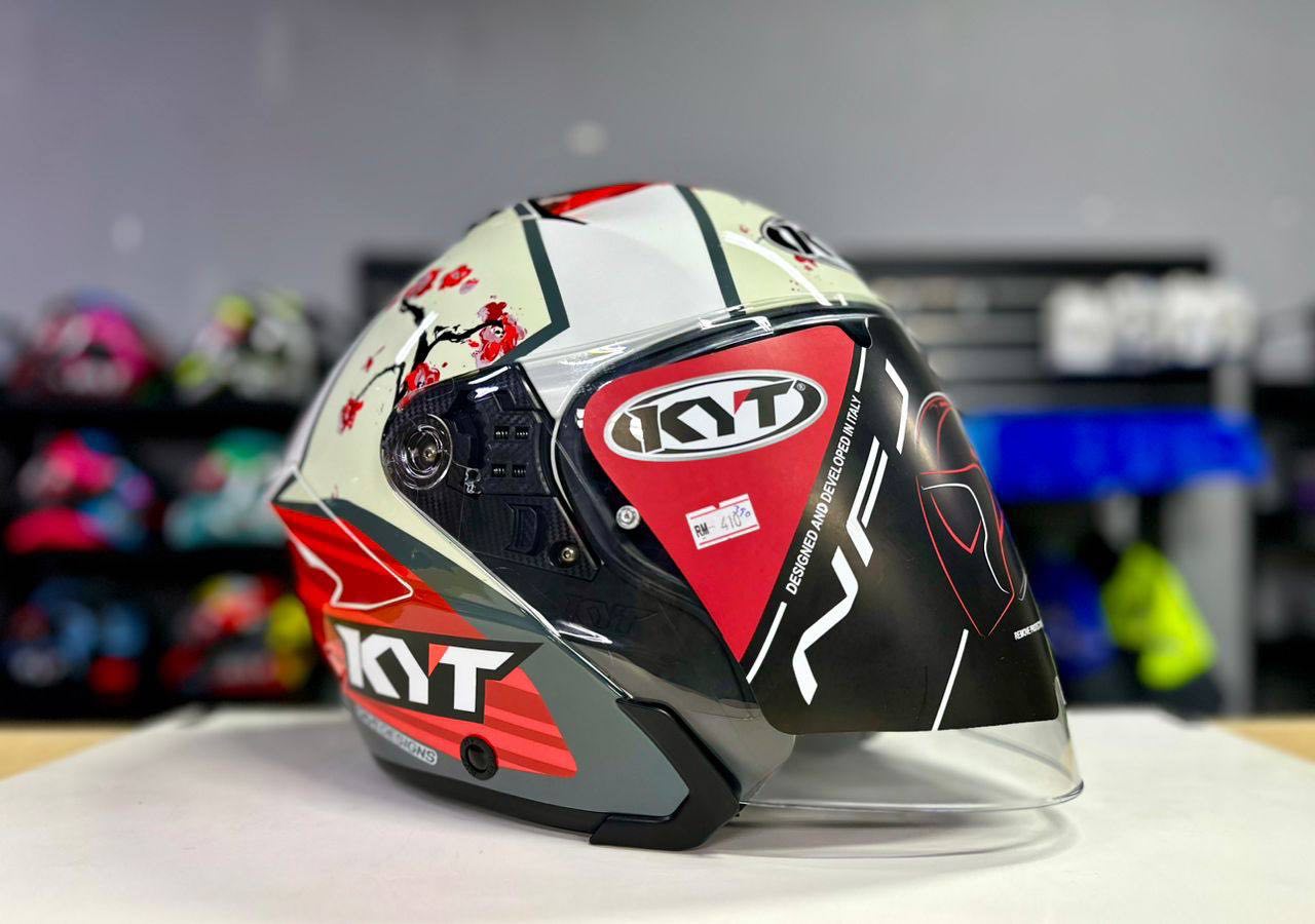 KYT HELMET NFJ XAVI SAKURA