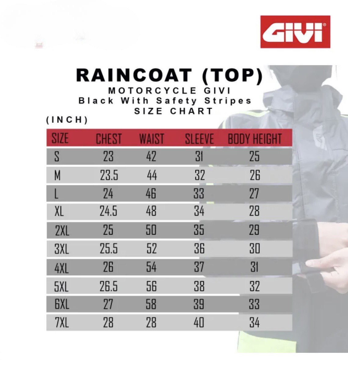 GIVI CFT RAIN SUIT - CRS01.AX-GREY