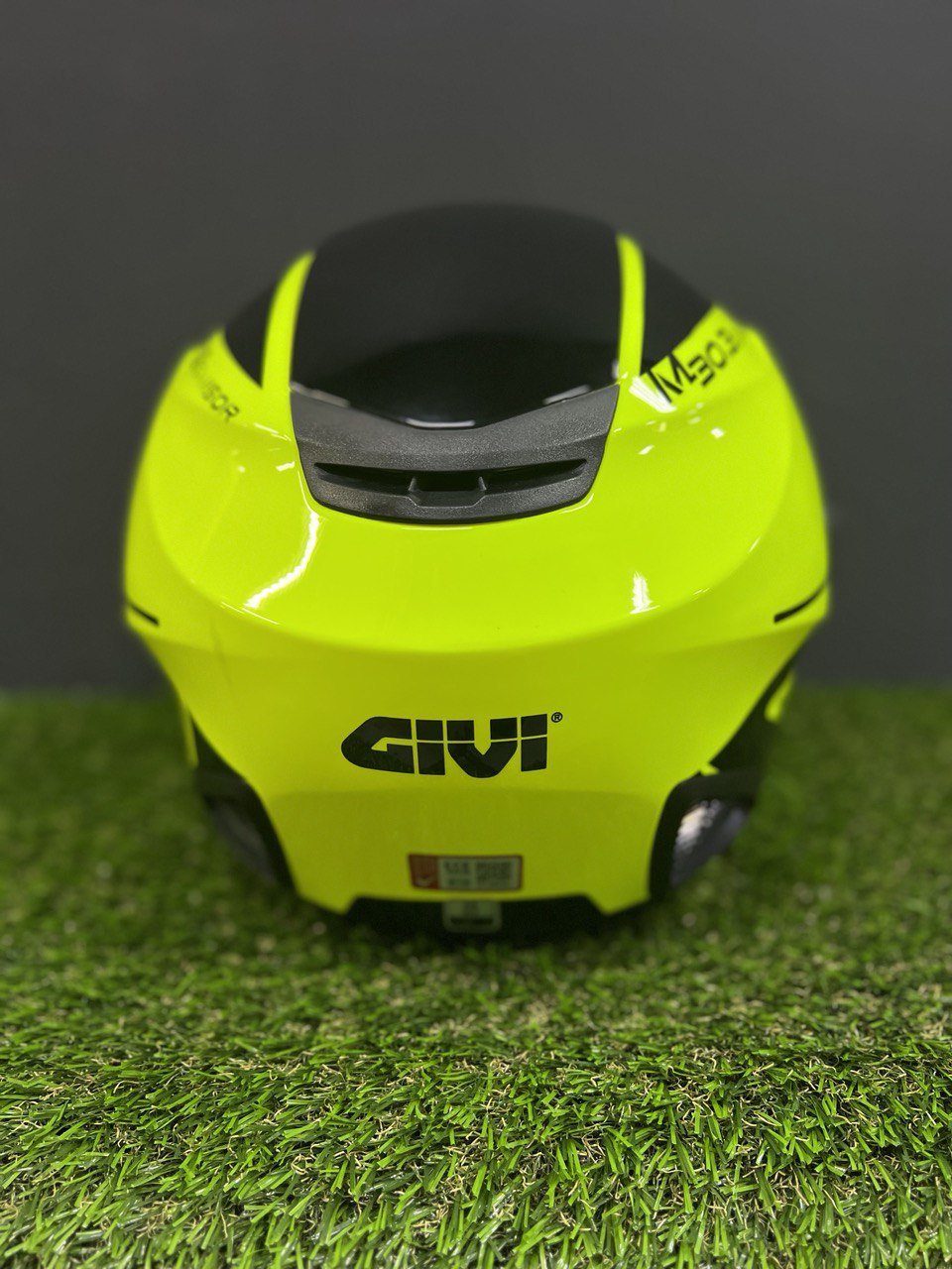 GIVI M30.0 D-VISOR GRAPHIC ECHO NEON YELLOW HELMET - M303FECNY