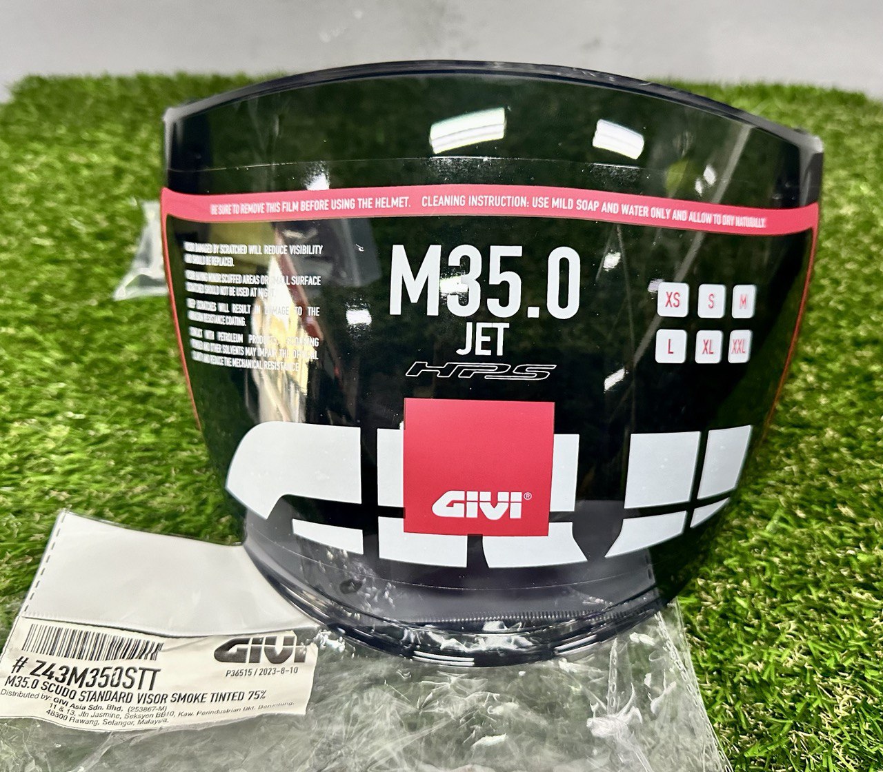 GIVI M35.0 SCUDO STANDARD VISOR SMOKE TINTED 75% - FG-Z43M350STT