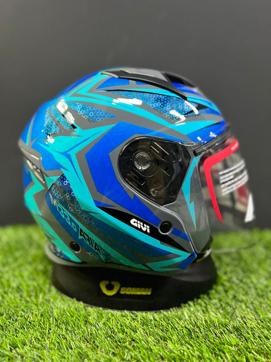 GIVI M33.0 ARIA GRAPHIC RUSH HELMET (M33OFRUBT)