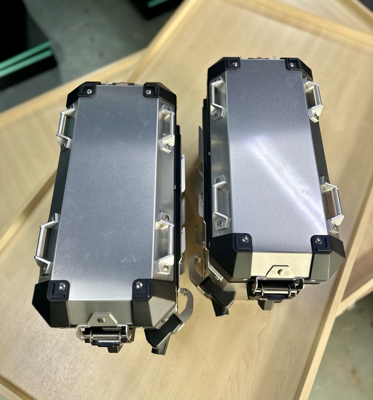 EMS ADVENTURE SIDE AND REAR BOX ALUMINIUM KAWASAKI VERSYS 650