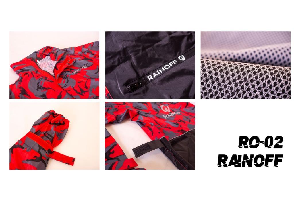 Rainoff Raincoat RO-02 Camo Design [2Way-One Piece]