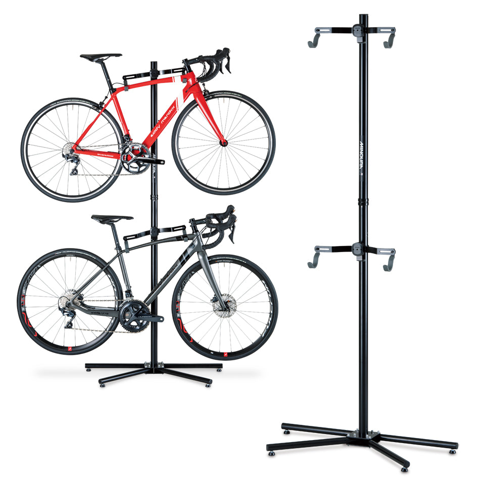 MINOURA P-500AL-7S PAIR STAND DISPLAY FOR 2 BIKE