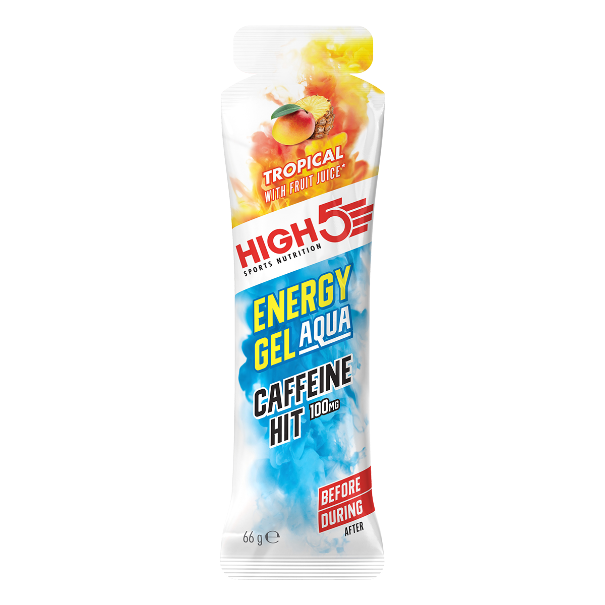 High5 Energy Gel Aqua Caffeine HIT 66g Gels