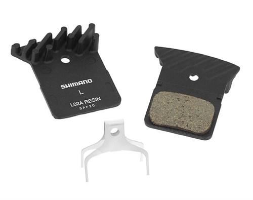 Shimano L03A Resin Disc Brake Pads w/ Fin Road Disc Calipers