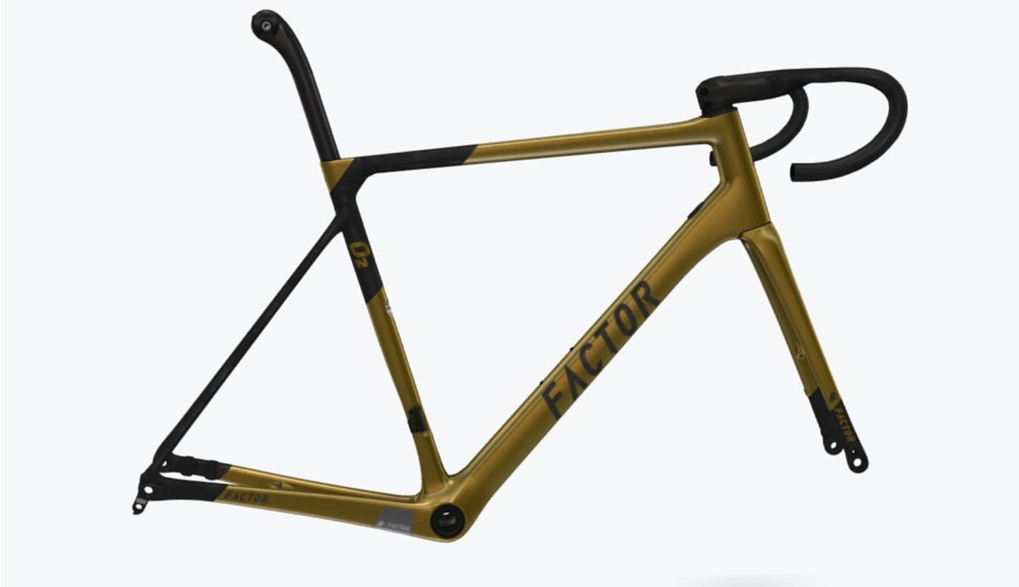 Factor 2020 O2D Frameset Olympic Gold